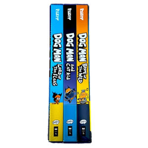 Dog Man Lot - Three Graphic Novels Books by Dave Pilkey